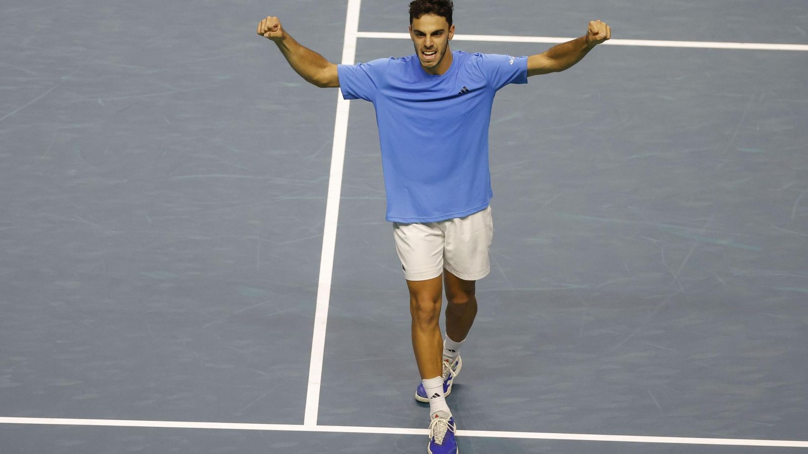 Copa Davis: Francisco Cerundolo pasa por encima de Musetti y Argentina domina 1-0 a Italia