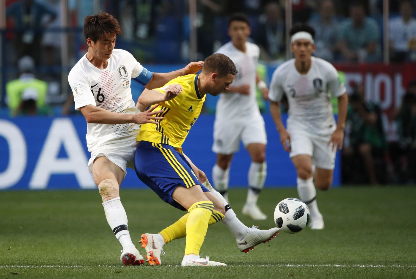 Las imágenes del Suecia-Corea del Sur