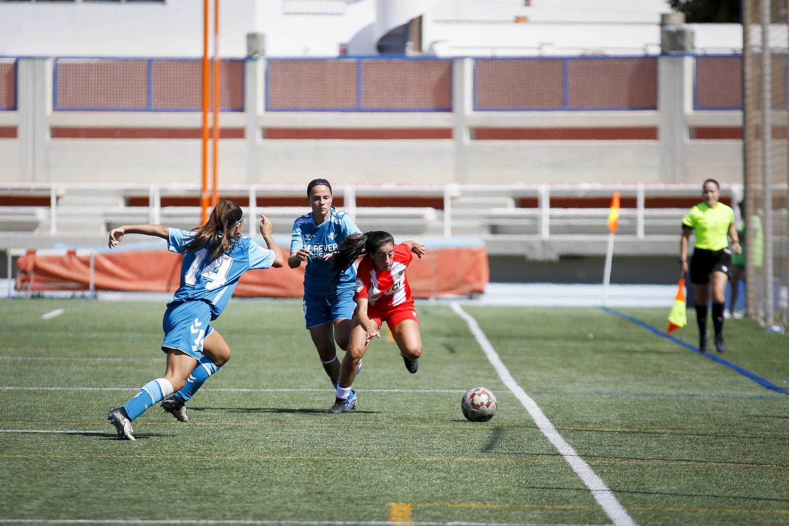 Las imágenes del partido de fútbol del Almería femenino contra el Betis B