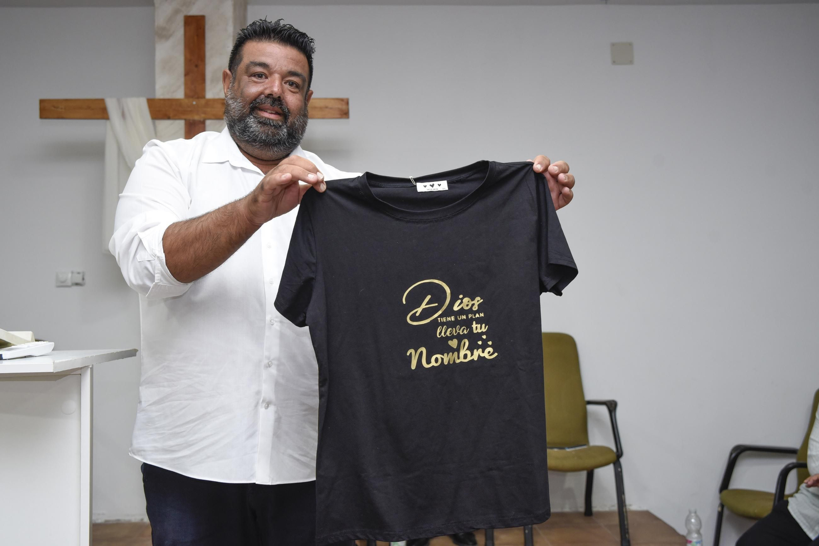 Las fotos de la misa cantada de la iglesia evangélica Ebenezer de La Línea