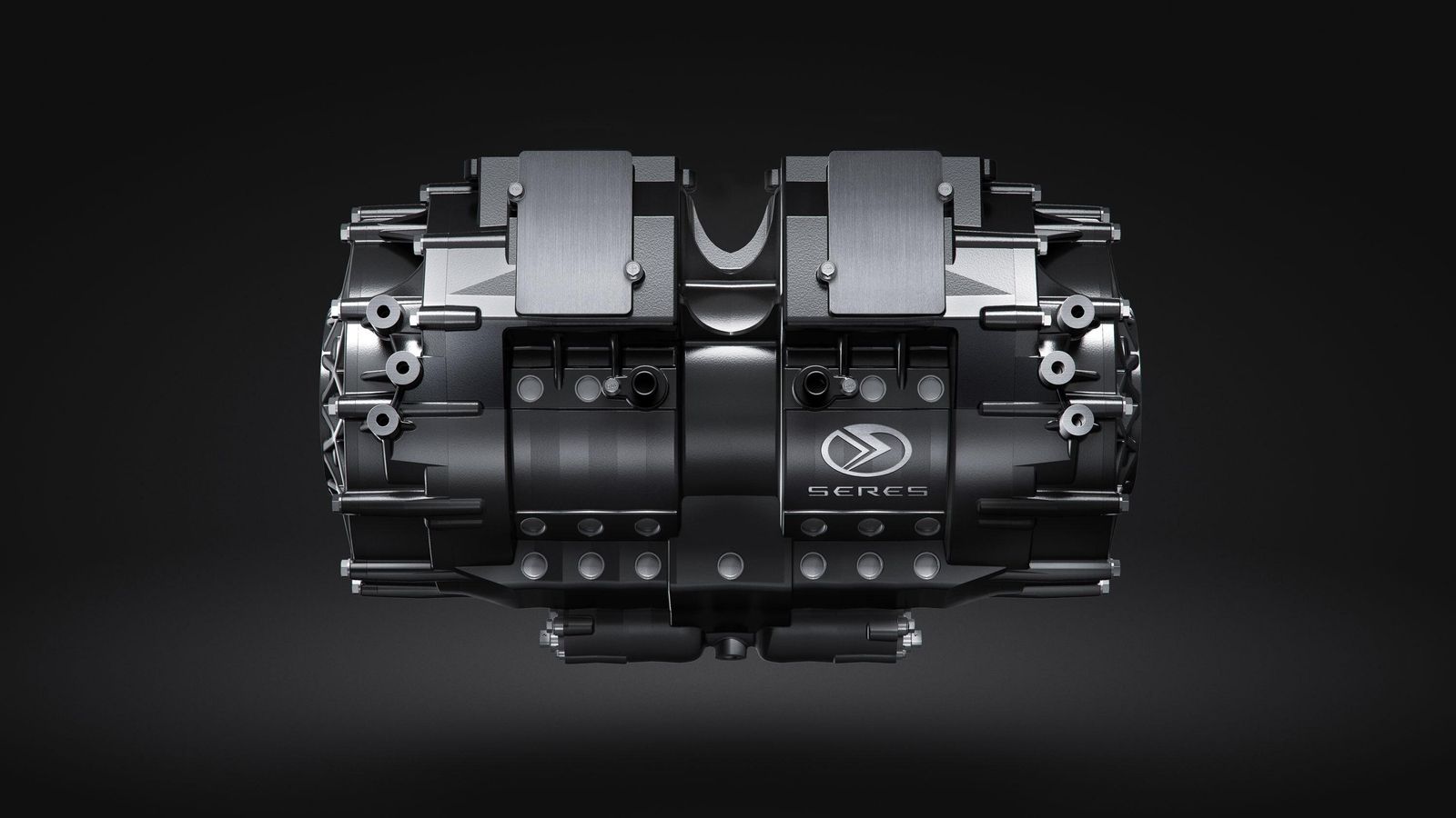 Esta es la configuración de dos motores, lo que Seres llama dual motors. Se pueden emplear para vectorizar el par y conseguir, además de incrementar el empuje, distribuirlo de la manera más conveniente a cada situación.