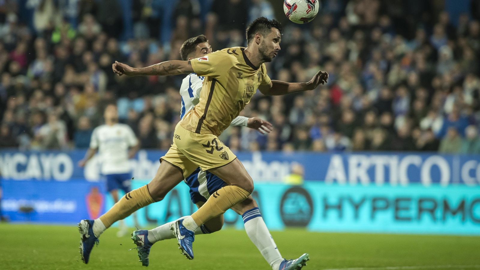 El Zaragoza-Málaga CF, en fotos