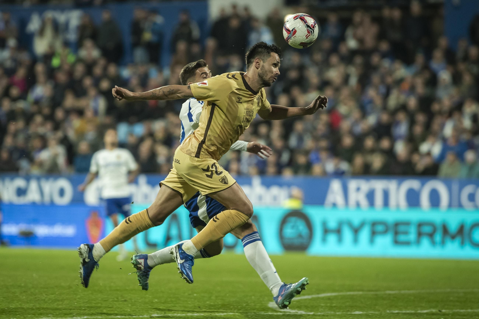 El Zaragoza-Málaga CF, en fotos