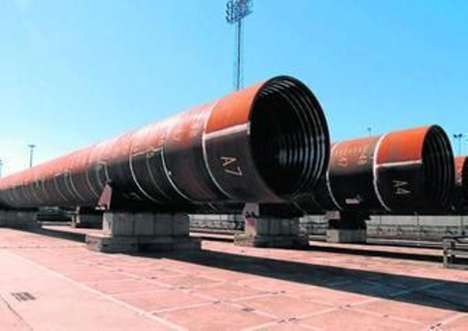 Infraestructura que Tecade cargará para que sea trasladada al Báltico a finales de marzo o principios de abril.