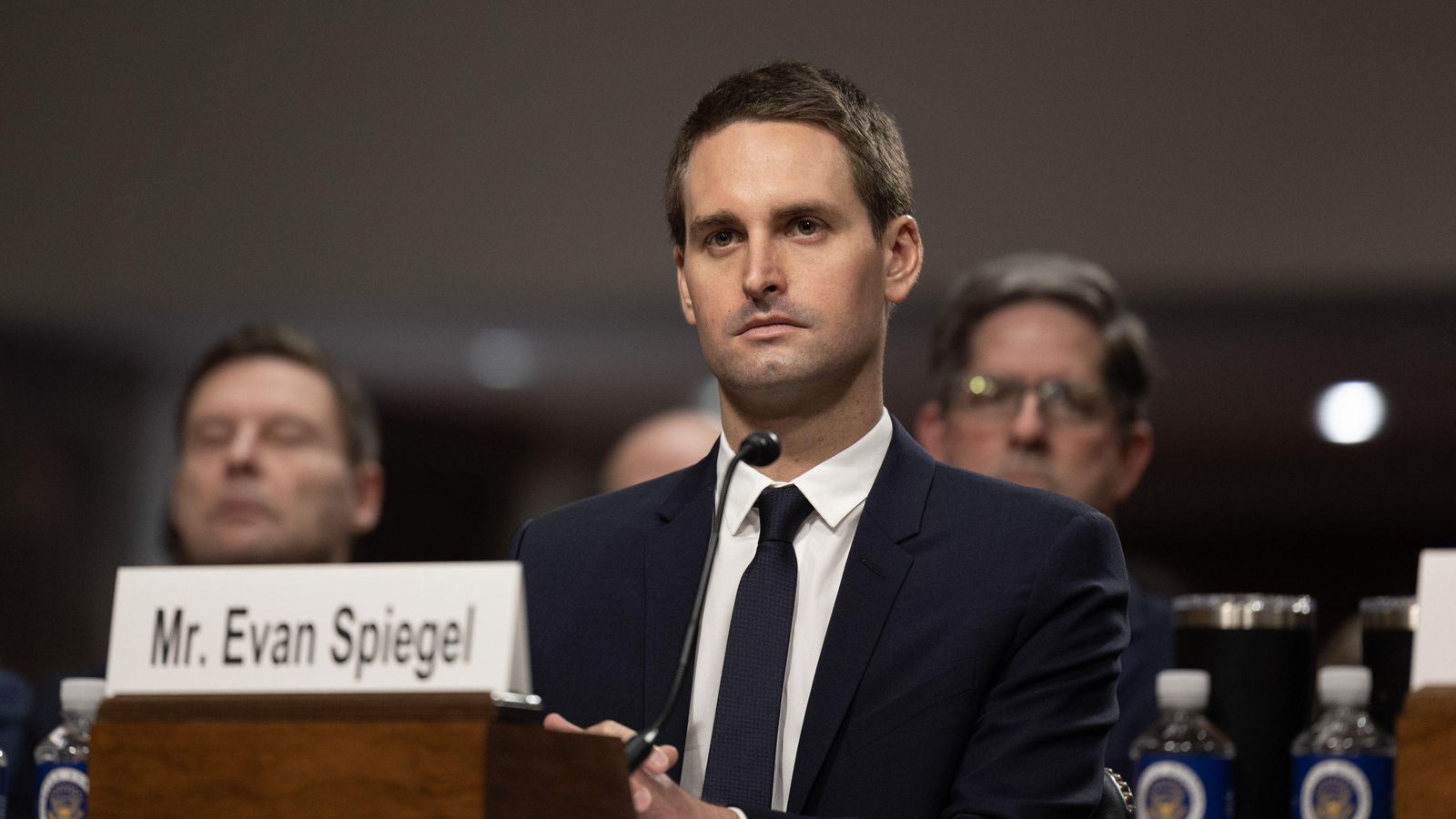 El CEO de Snap, Evan Spiegel