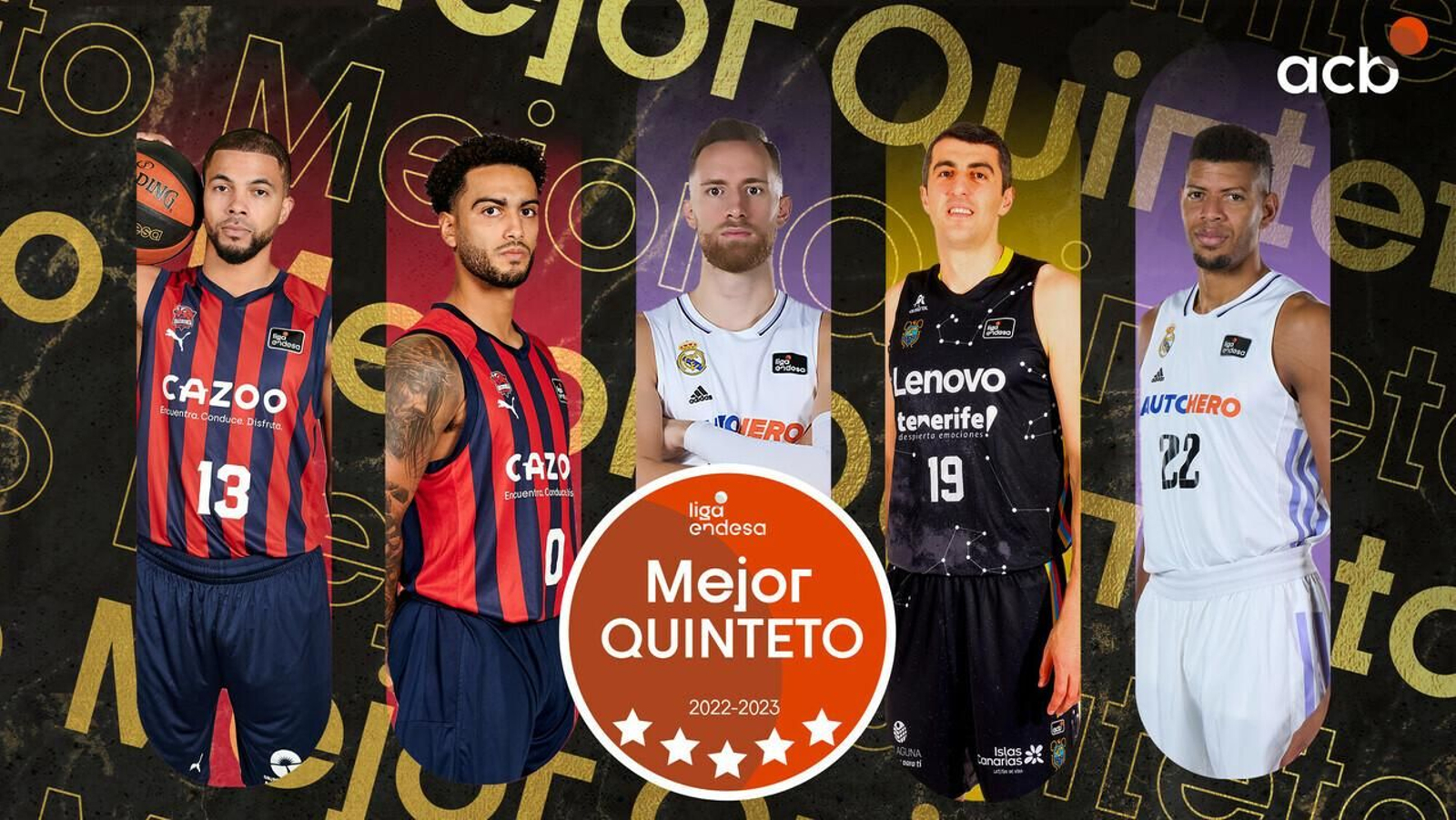 Mejor quinteto de la ACB. Mejor quinteto de la ACB.