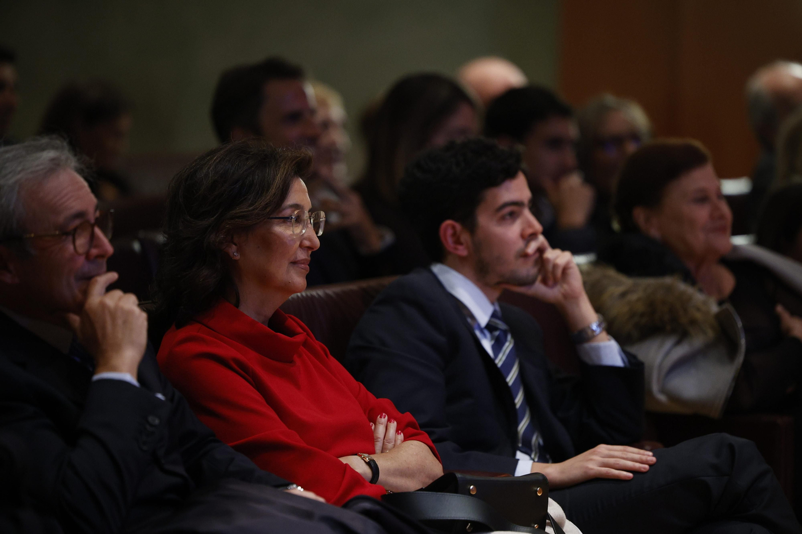 La doctora Cristina Ramos Guillén, durante la ceremonia de entrega del galardón.