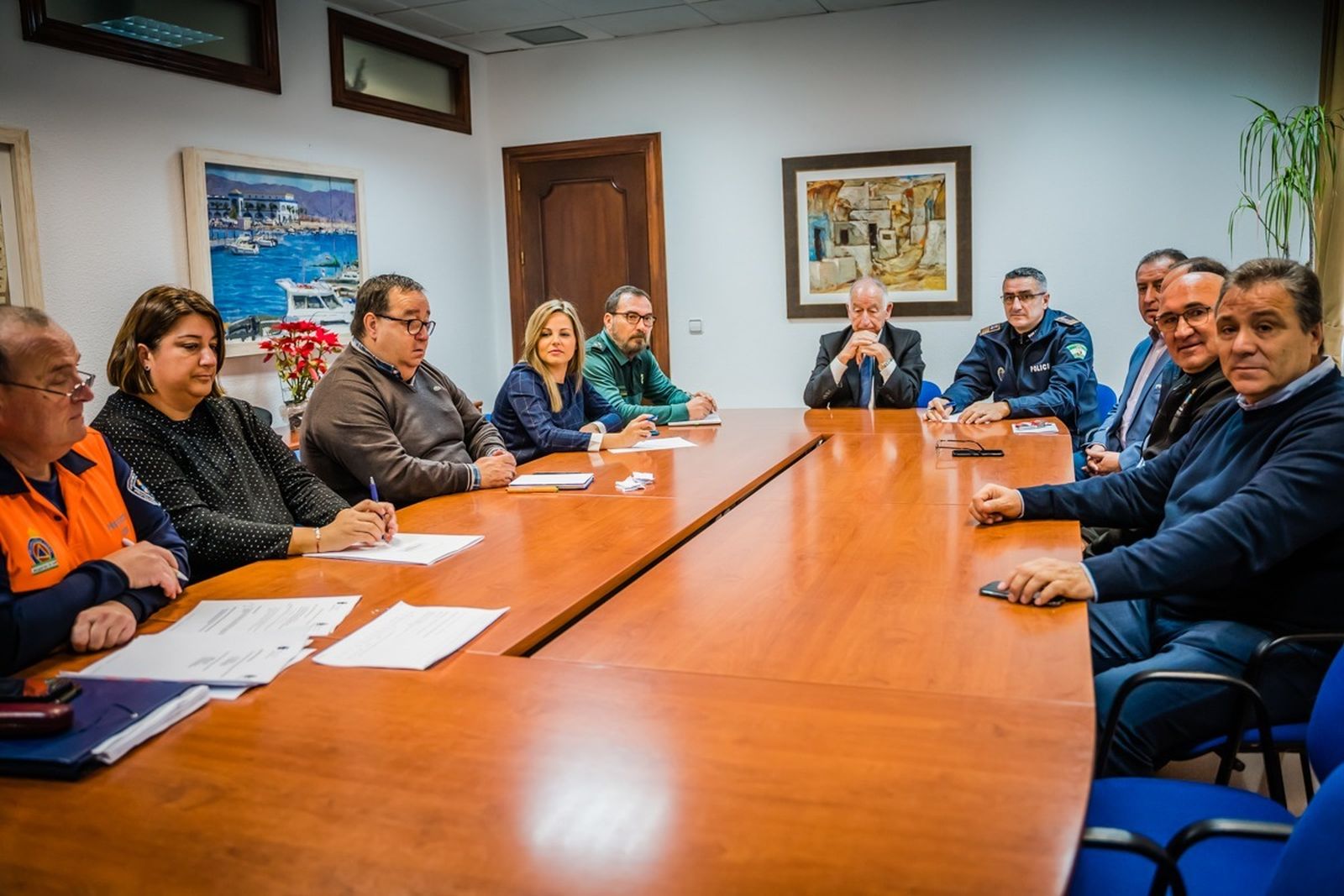 Reunión del dispositivo especial para Las Moragas de Roquetas de Mar.