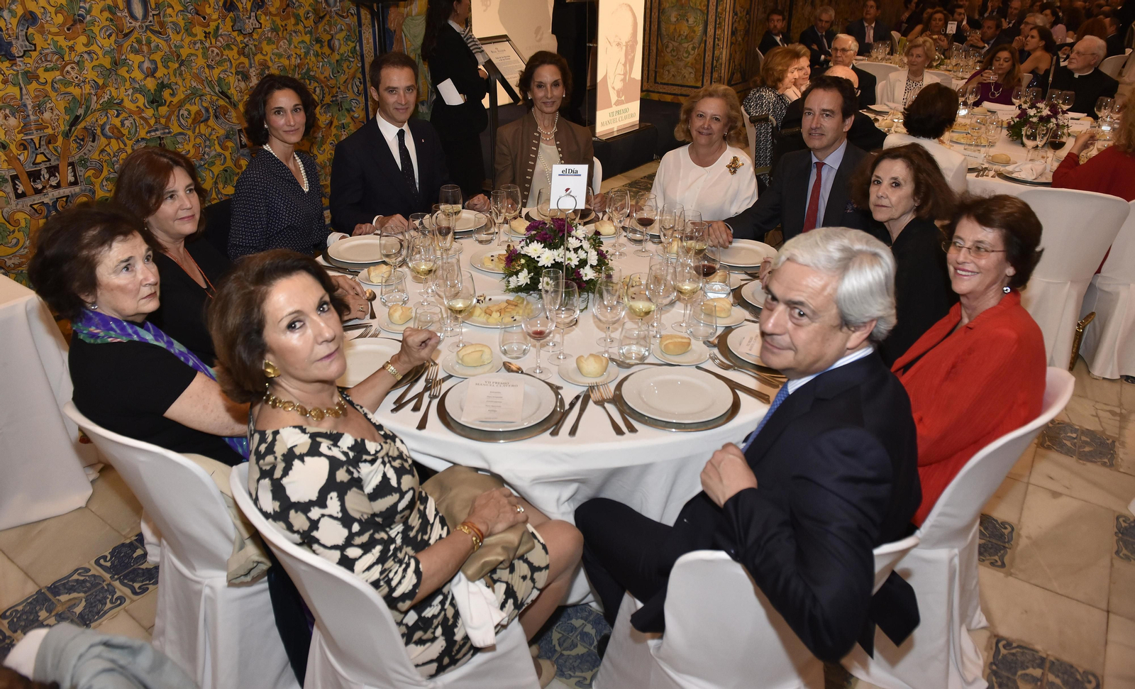 Los asistentes al VII Premio Manuel Clavero