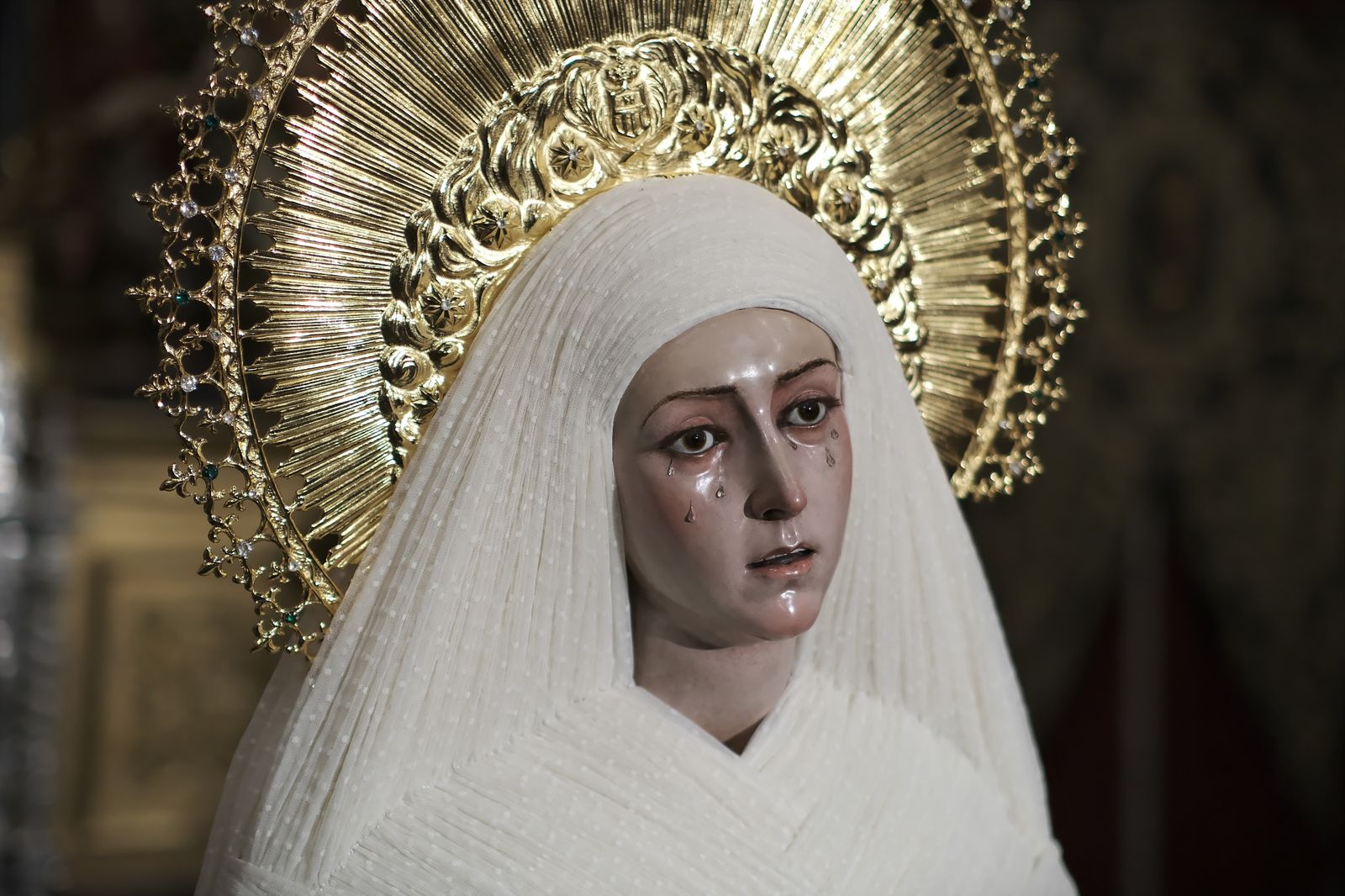 Las imágenes de la veneración a la Virgen de las Aguas del Museo