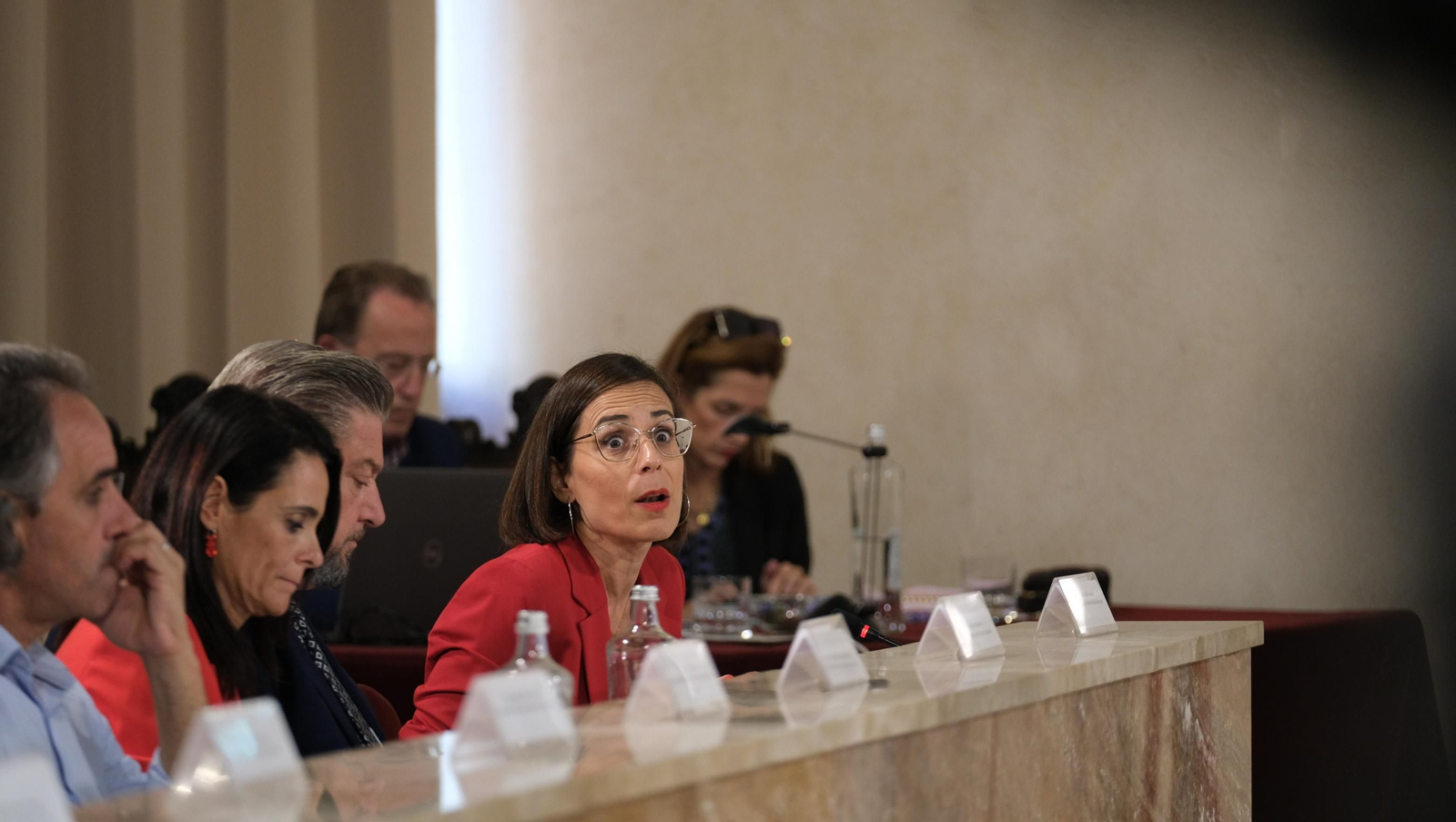 Imágenes del pleno del Ayuntamiento de Almería