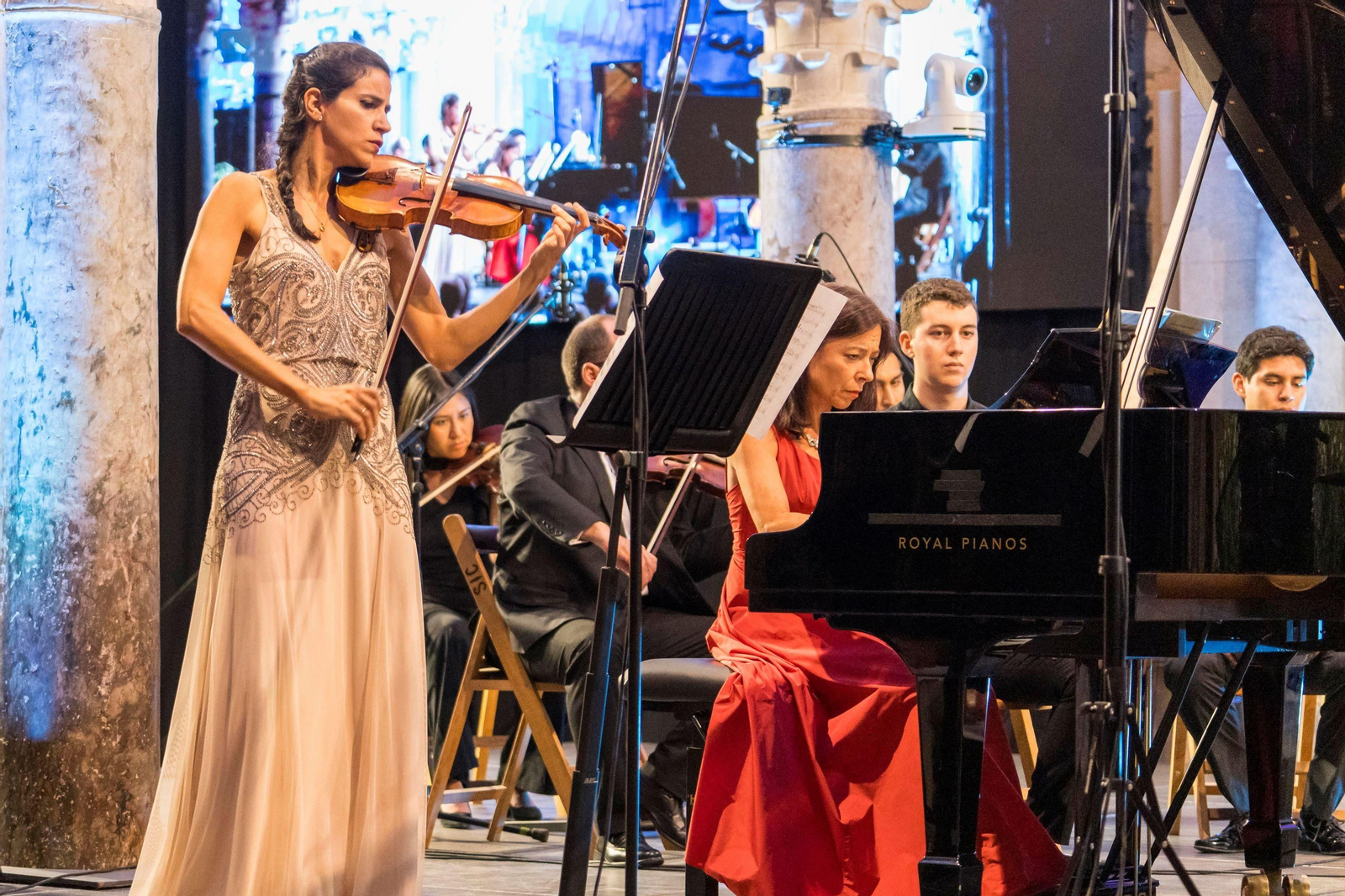 Un momento del concierto en la Mezquita-Catedral.