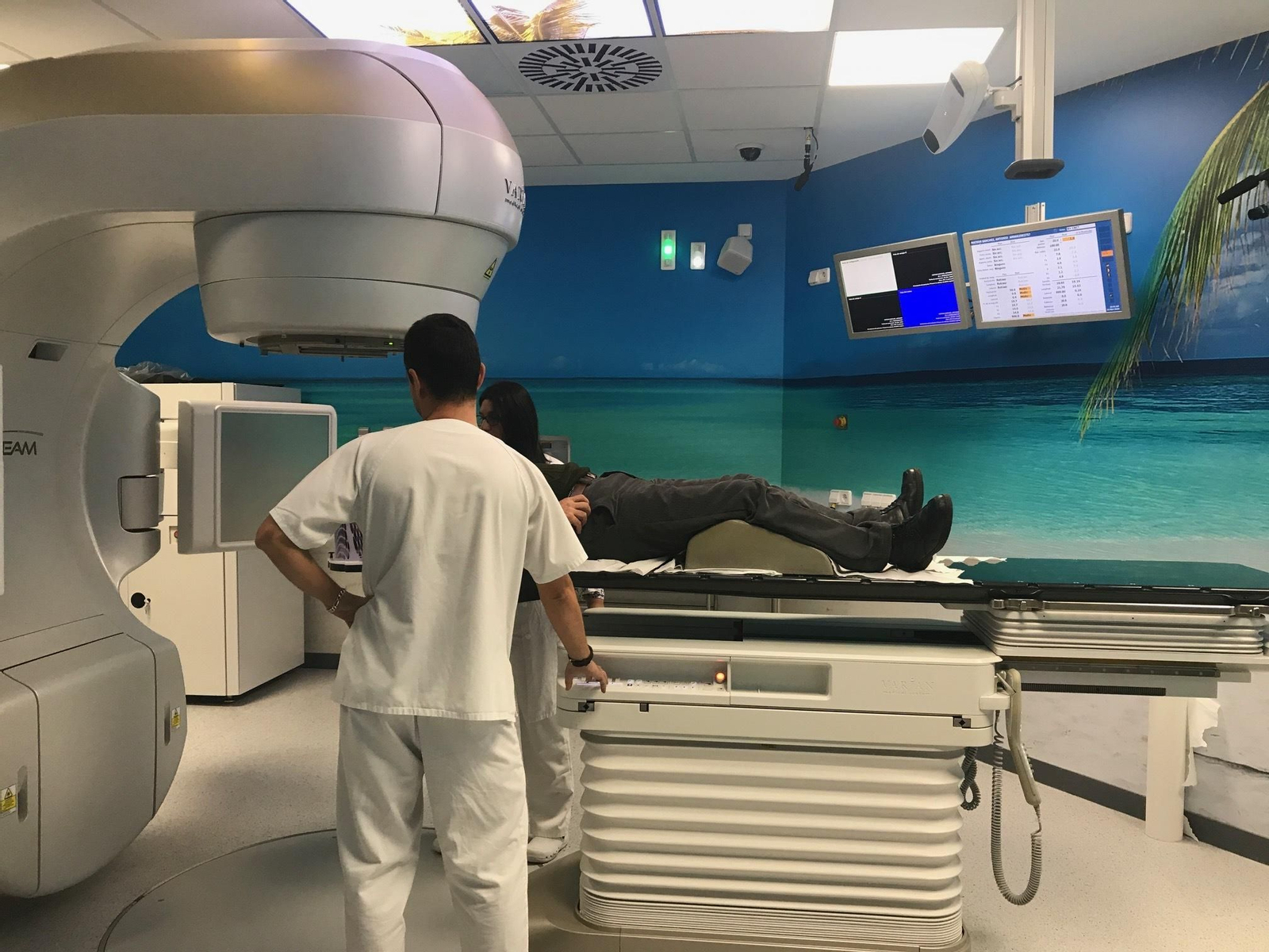 Acelerador lineal del Hospital Regional de Málaga.