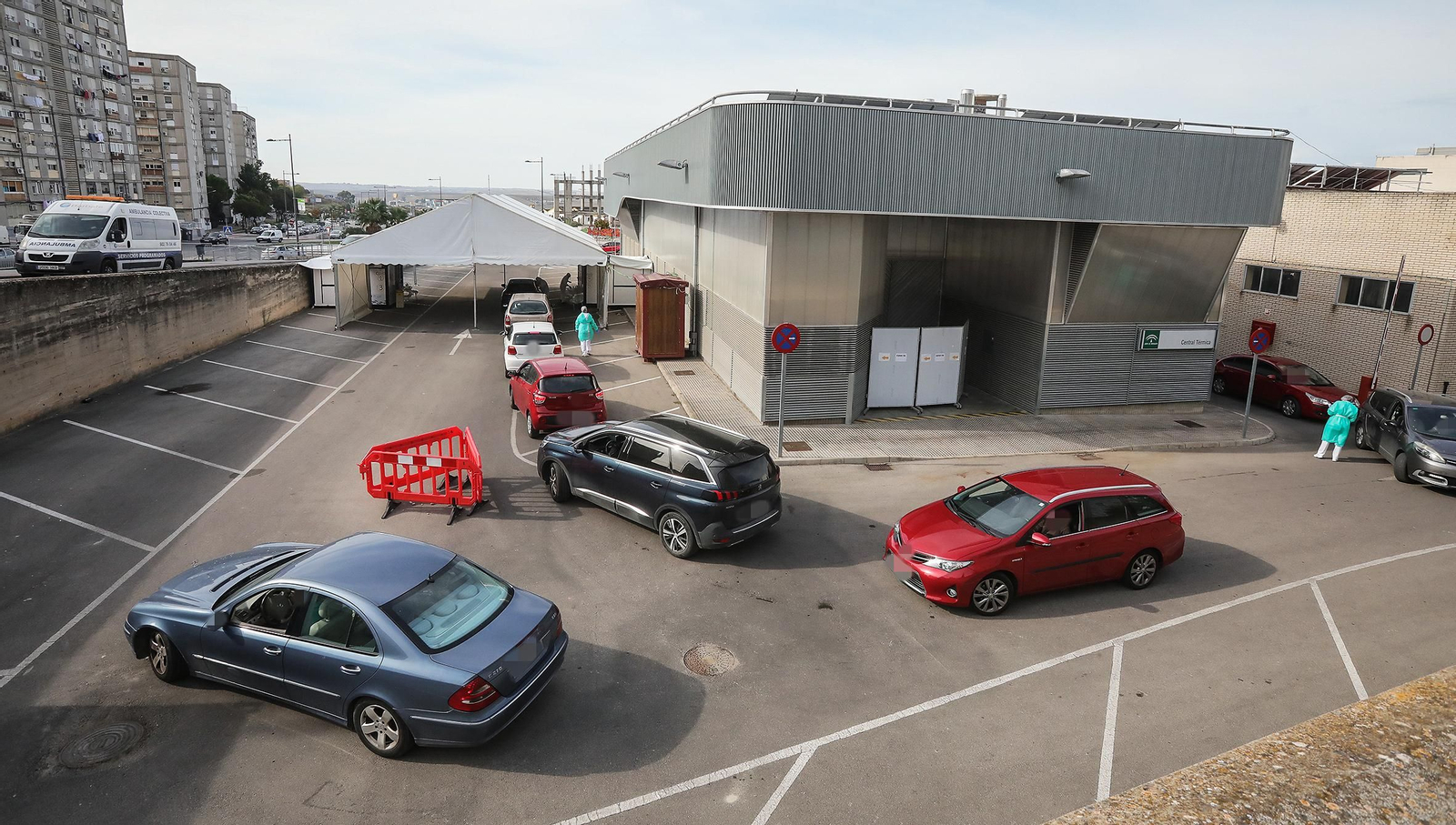 Jornada muy intensa en el Covid-Car, aumentan los positivos confirmados por PCR