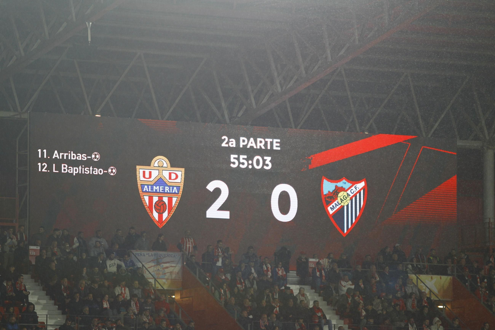 Las mejores imágenes del U.D. Almería-Málaga C.F.