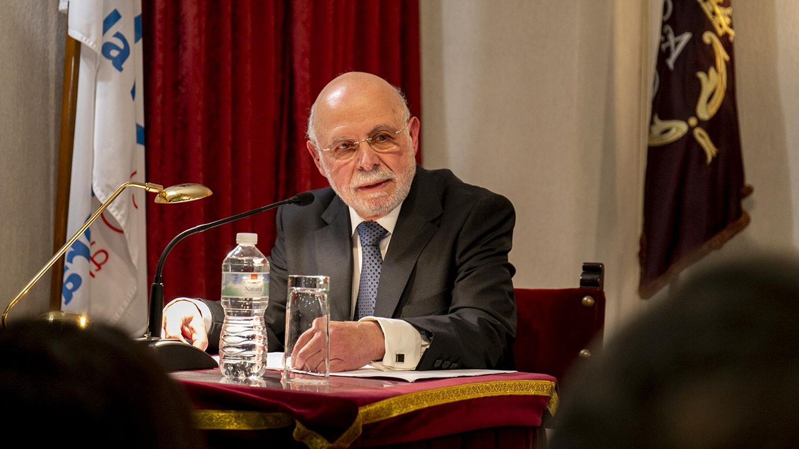 Javier Maldonado Rosso, en su discurso de ingreso.