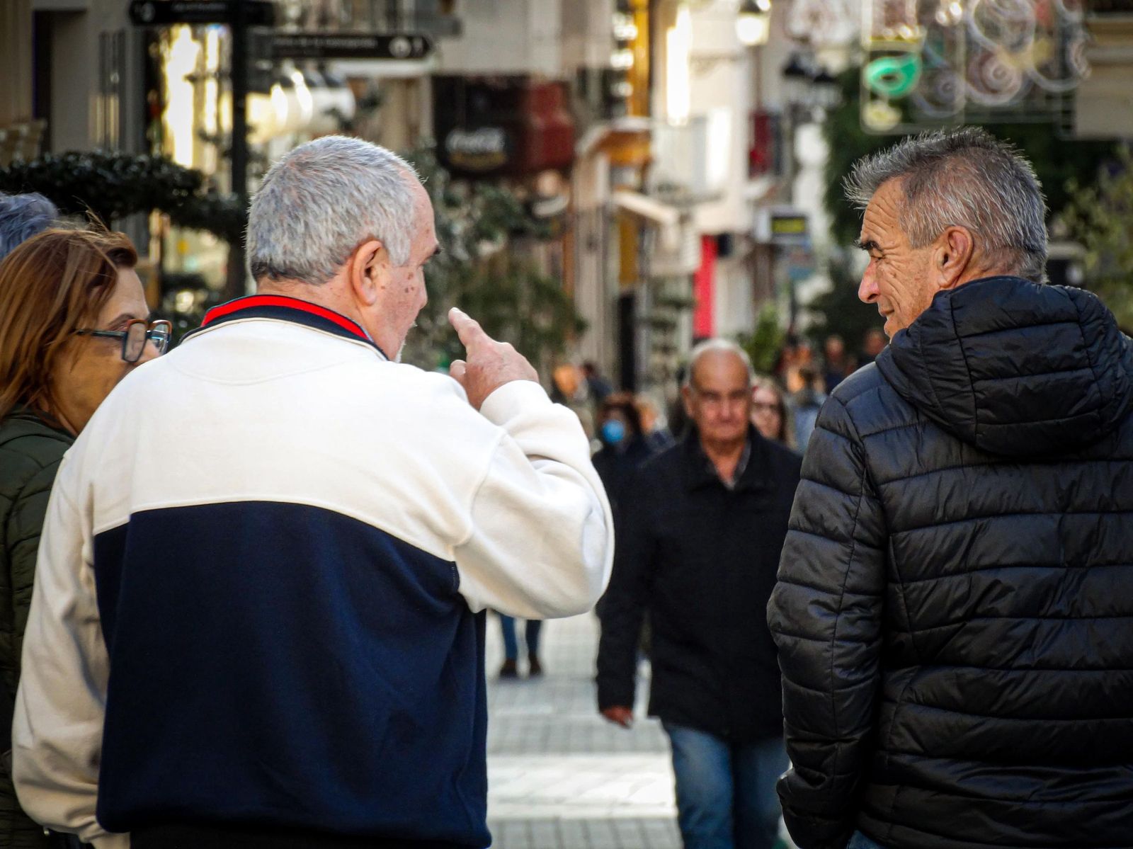 Ambiente en las calles del centro, en fotos