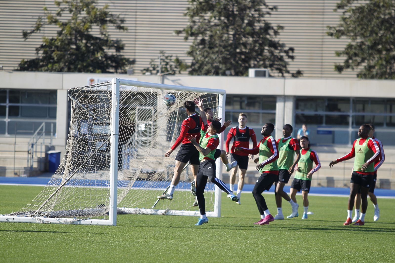 Fotogalería del entrenamiento del Almería previa al partido ante el Numancia