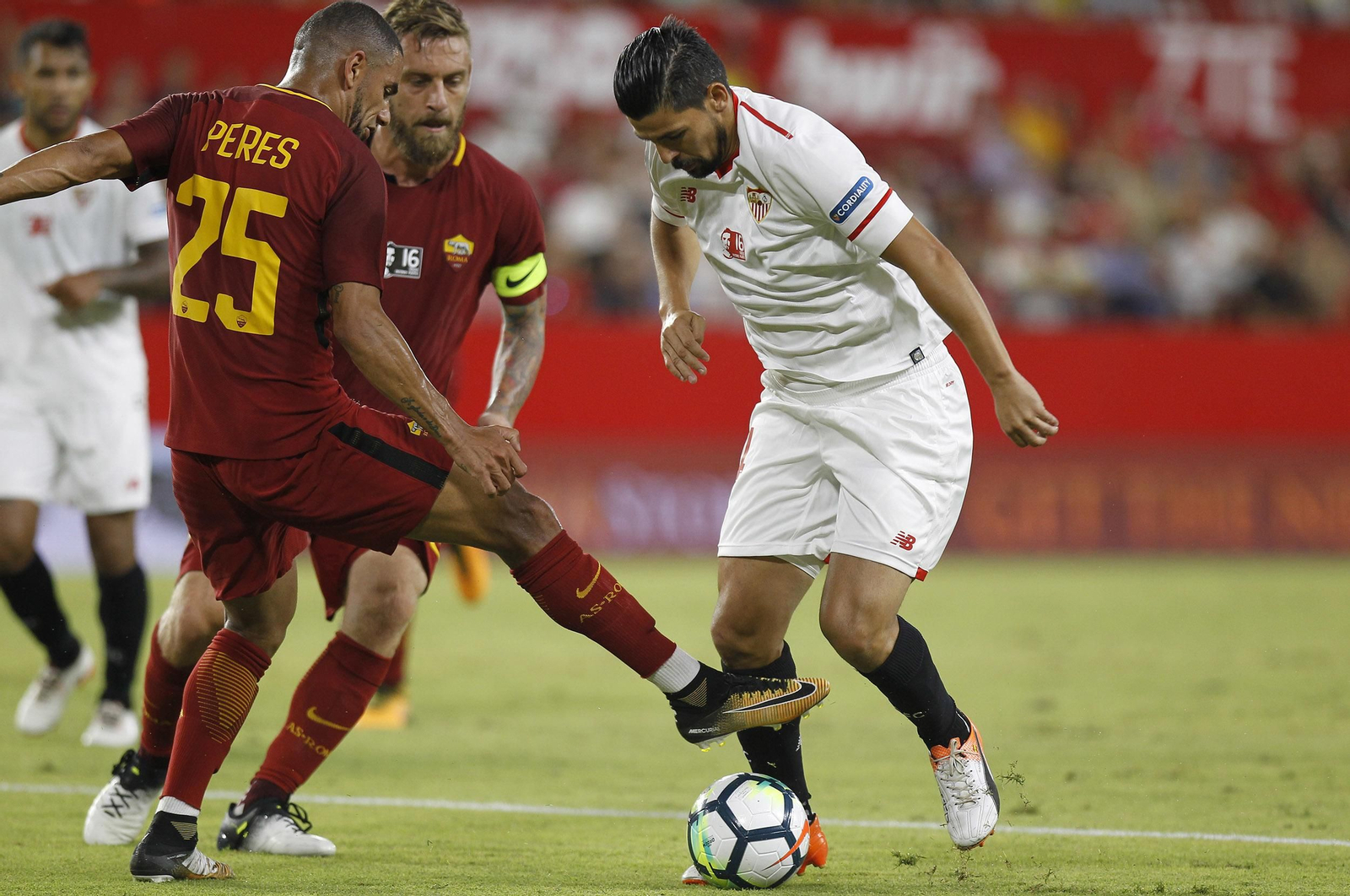 Las imágenes del Sevilla-Roma del IX Trofeo Antonio Puerta