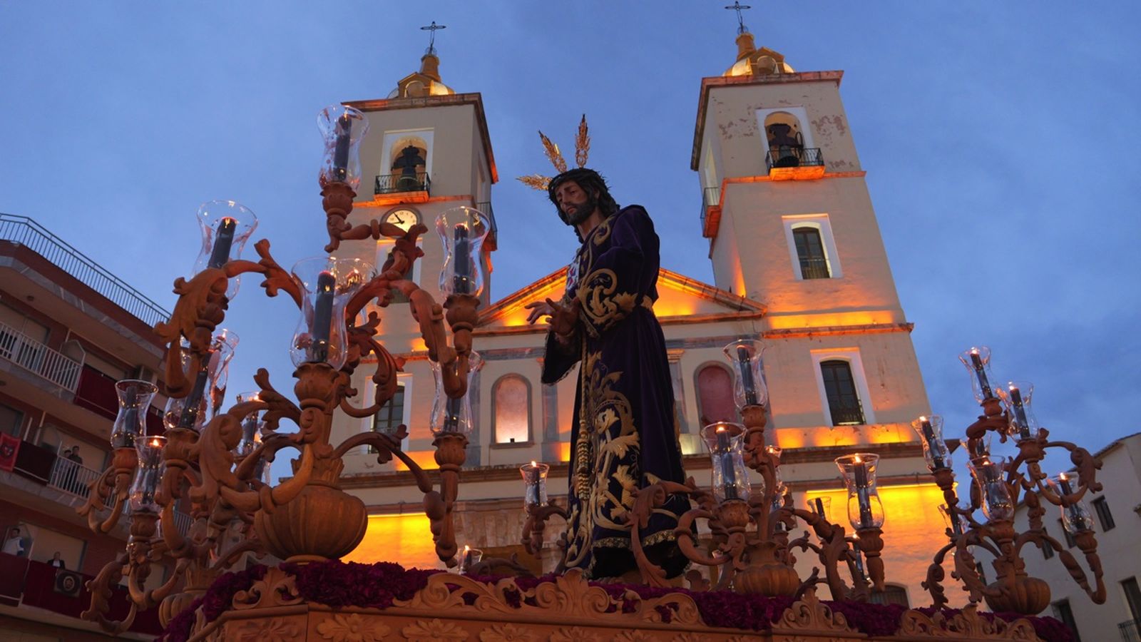 Nuestro Padre Jesús Cautivo de Medinaceli en el Martes Santo de Berja.