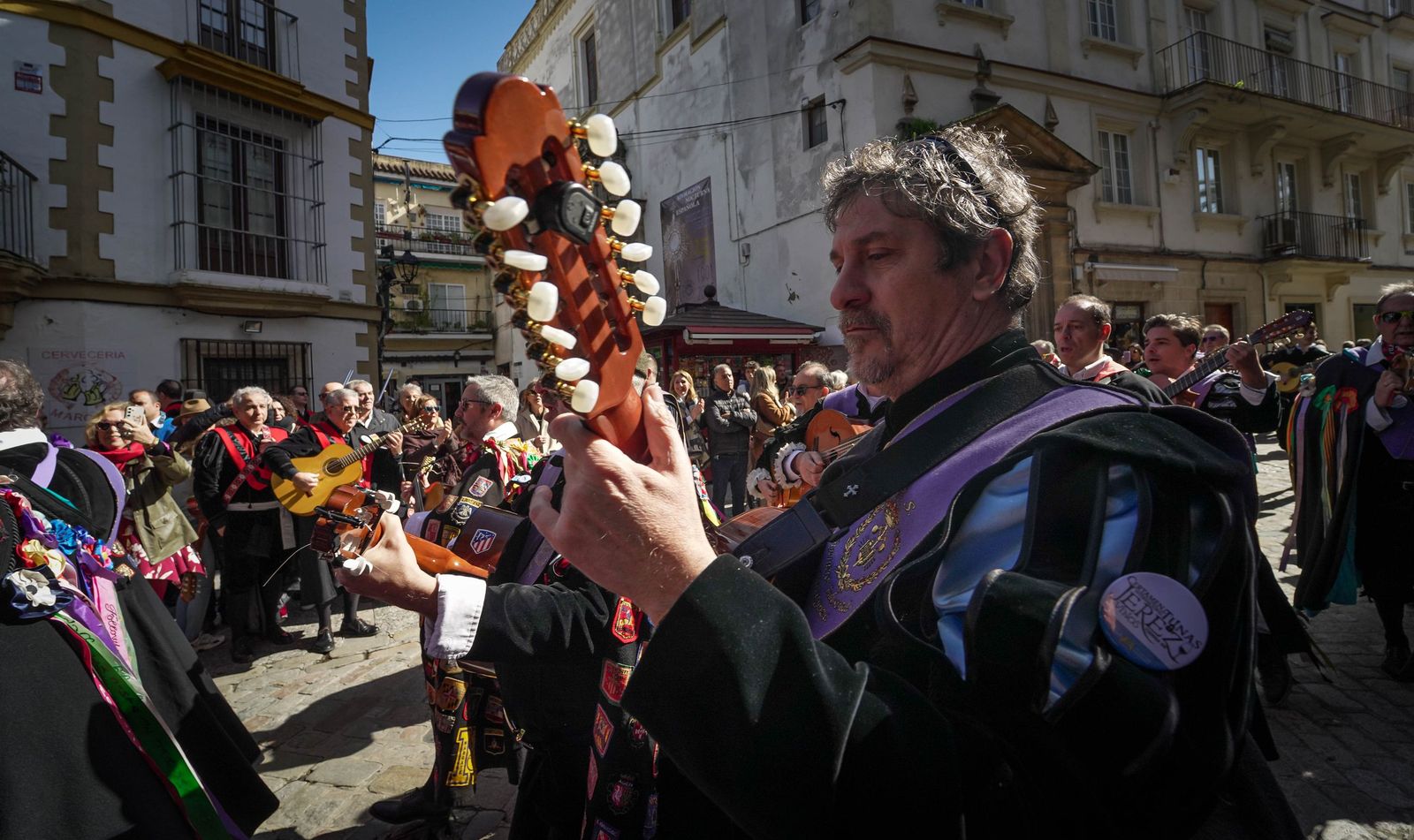 Las Tunas animan el centro de Jerez, en imágenes