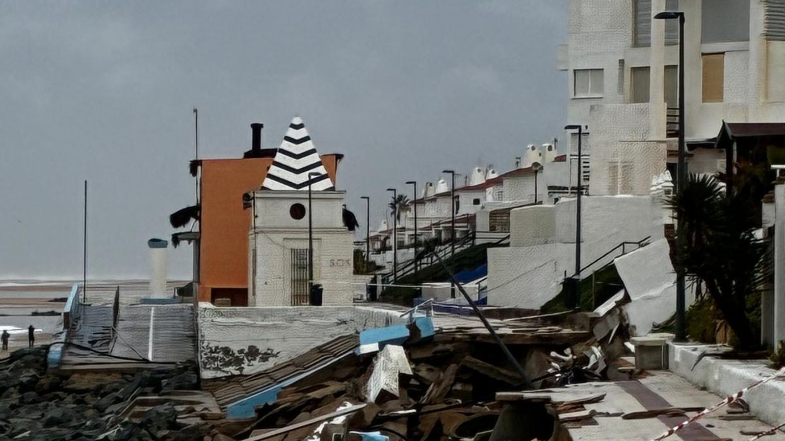 Daños por el temporal Francis.