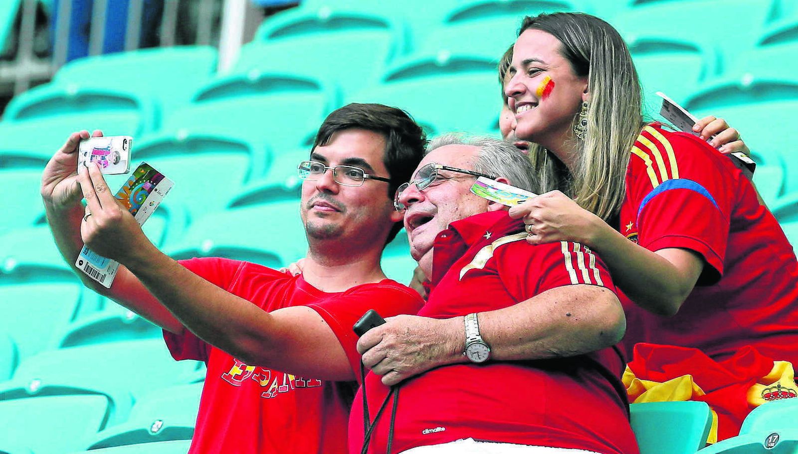 Aficionados al selección española