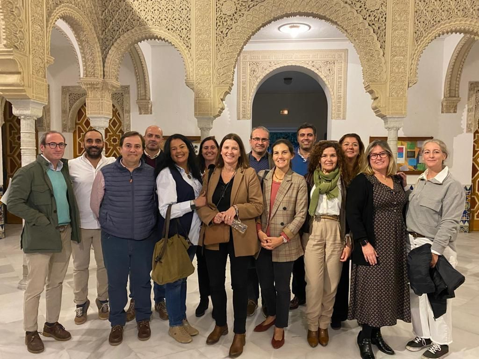 Una imagen de la nueva junta directiva del Ampa.