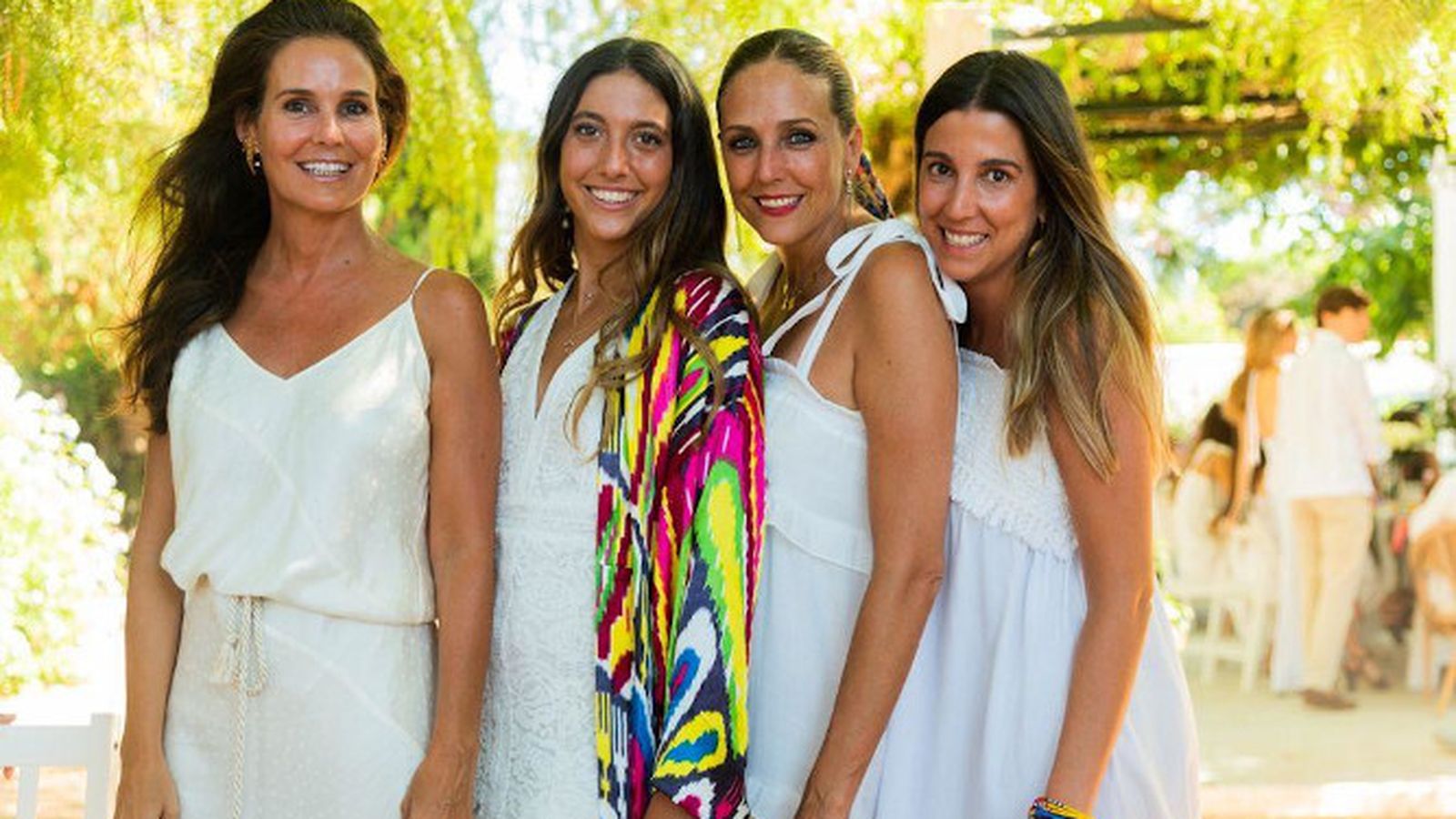 Virginia Salinero, Micaela Cascajosa, Leonor y Pino Salinero de Vicente.