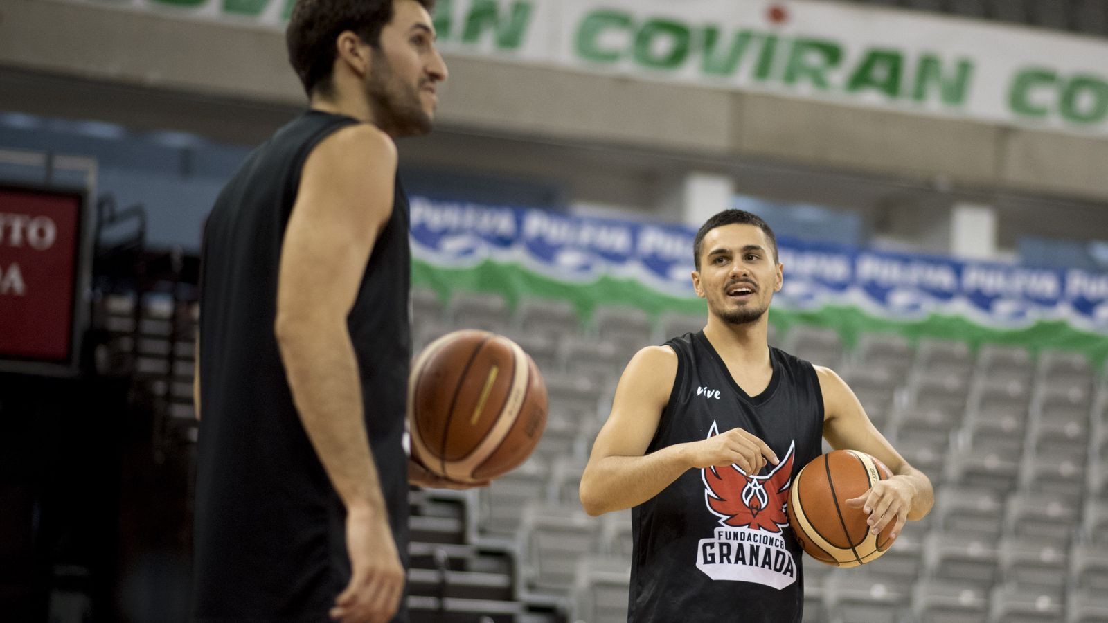 Manu Rodríguez y Carlos Corts, dos jugadores de la casa