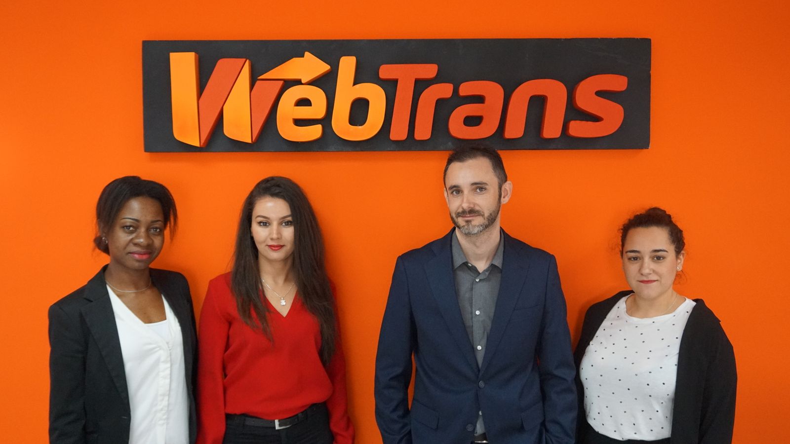 El equipo de WebTrans en Granada que opera en España y Europa.