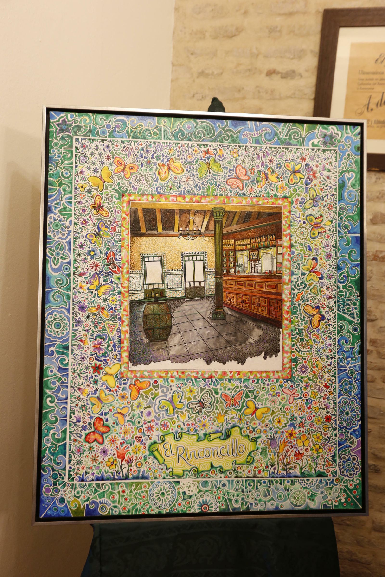 Cartel de Juan Romero para celebrar los 350 años del Rinconcillo.