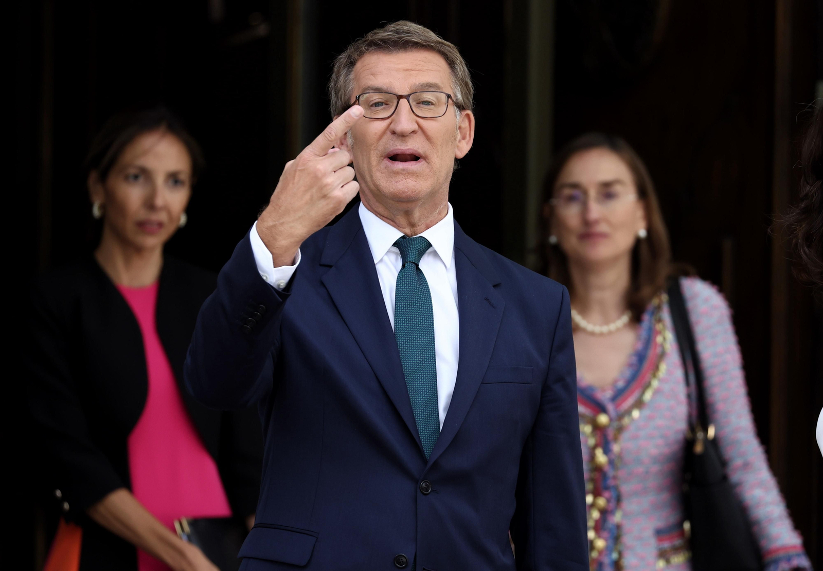 Alberto Núñez Feijóo, este miércoles, en la apertura del Año Juficial.