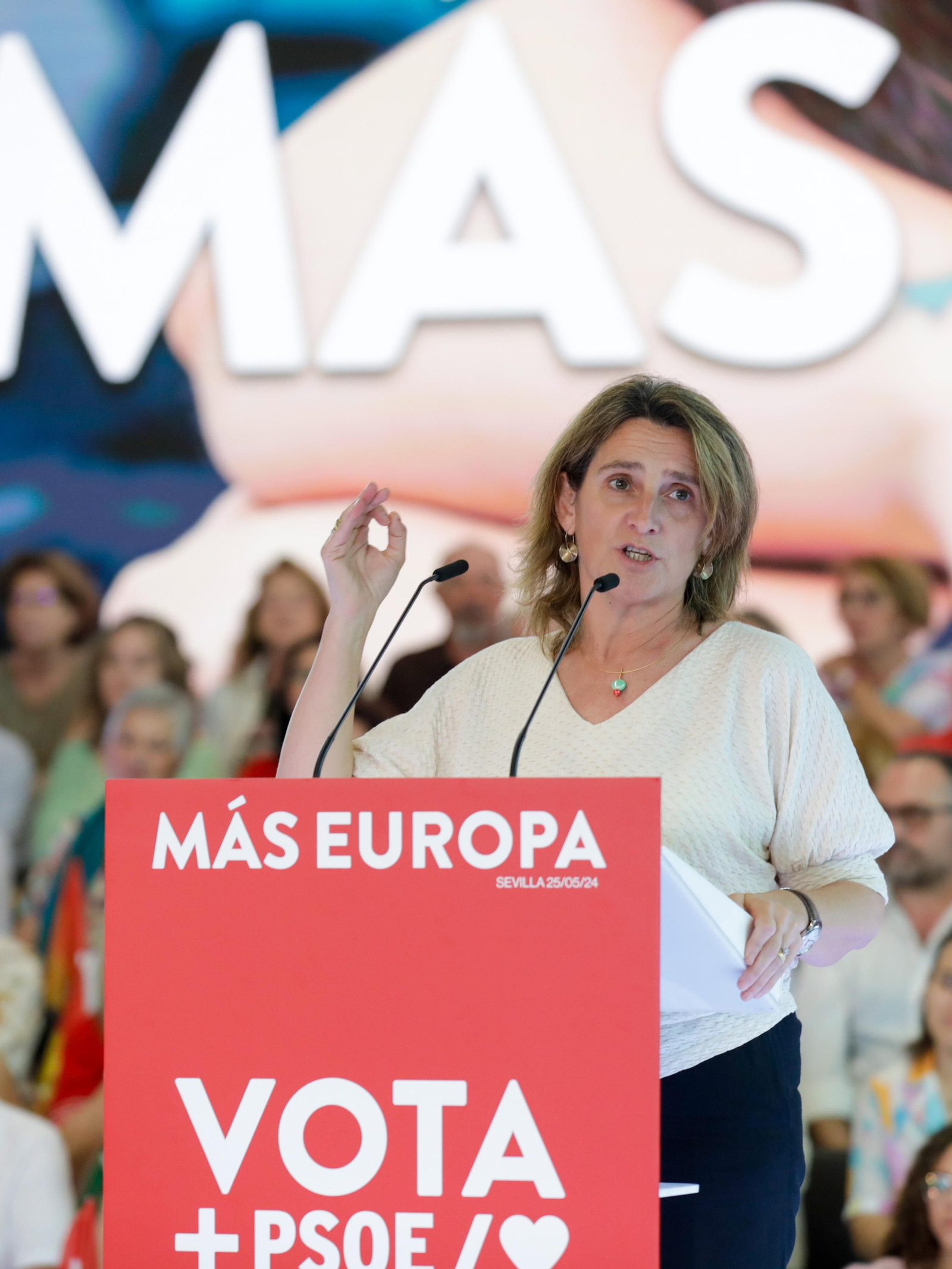 Las imágenes del mitin de Pedro Sánchez en Sevilla