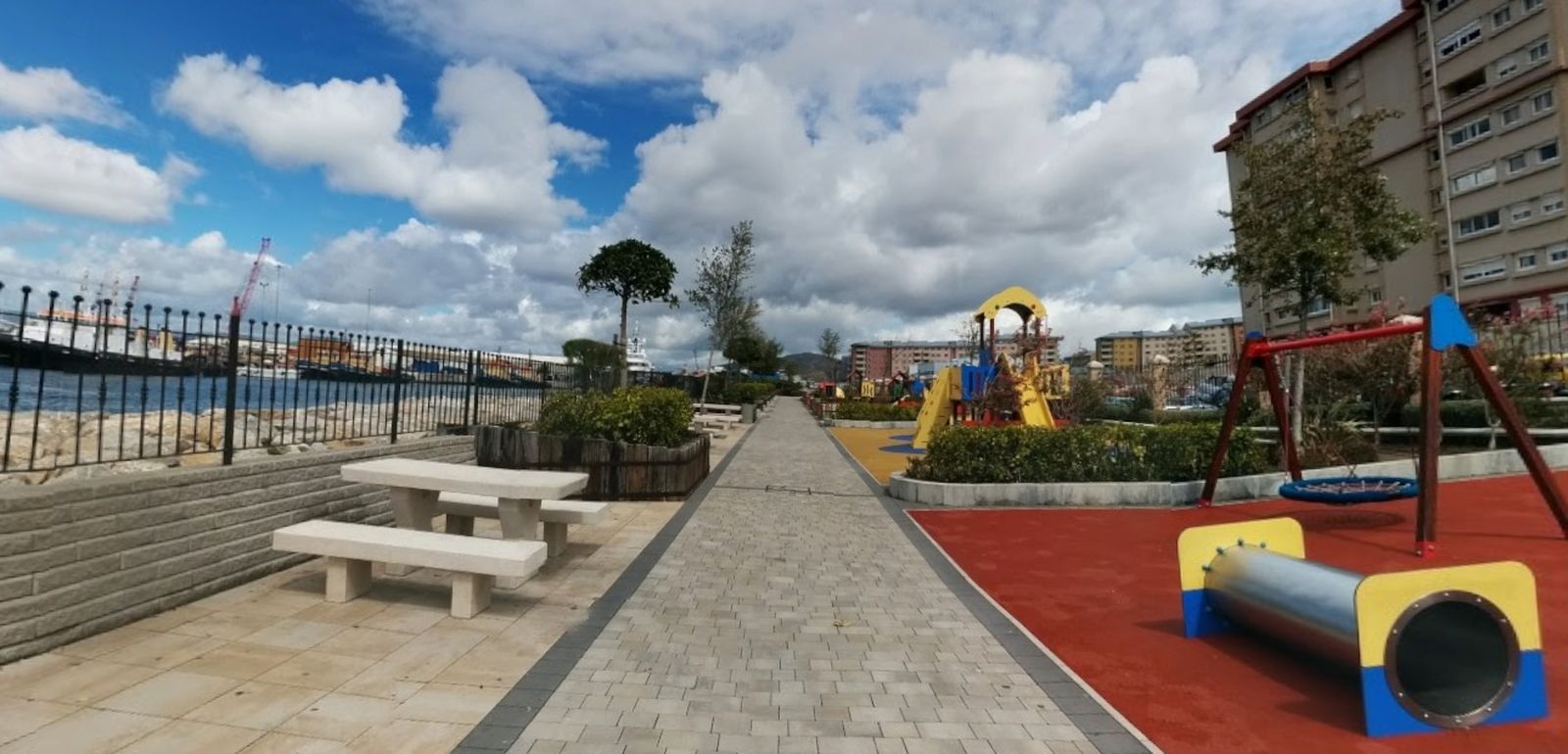 El Westview Park y, a la izquierda, la zona en la que se realizarán los rellenos.