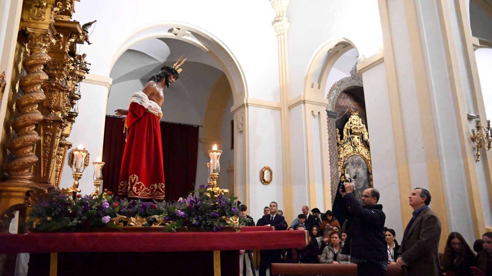 El Señor de las Penas, durante el vía crucis del año pasado.