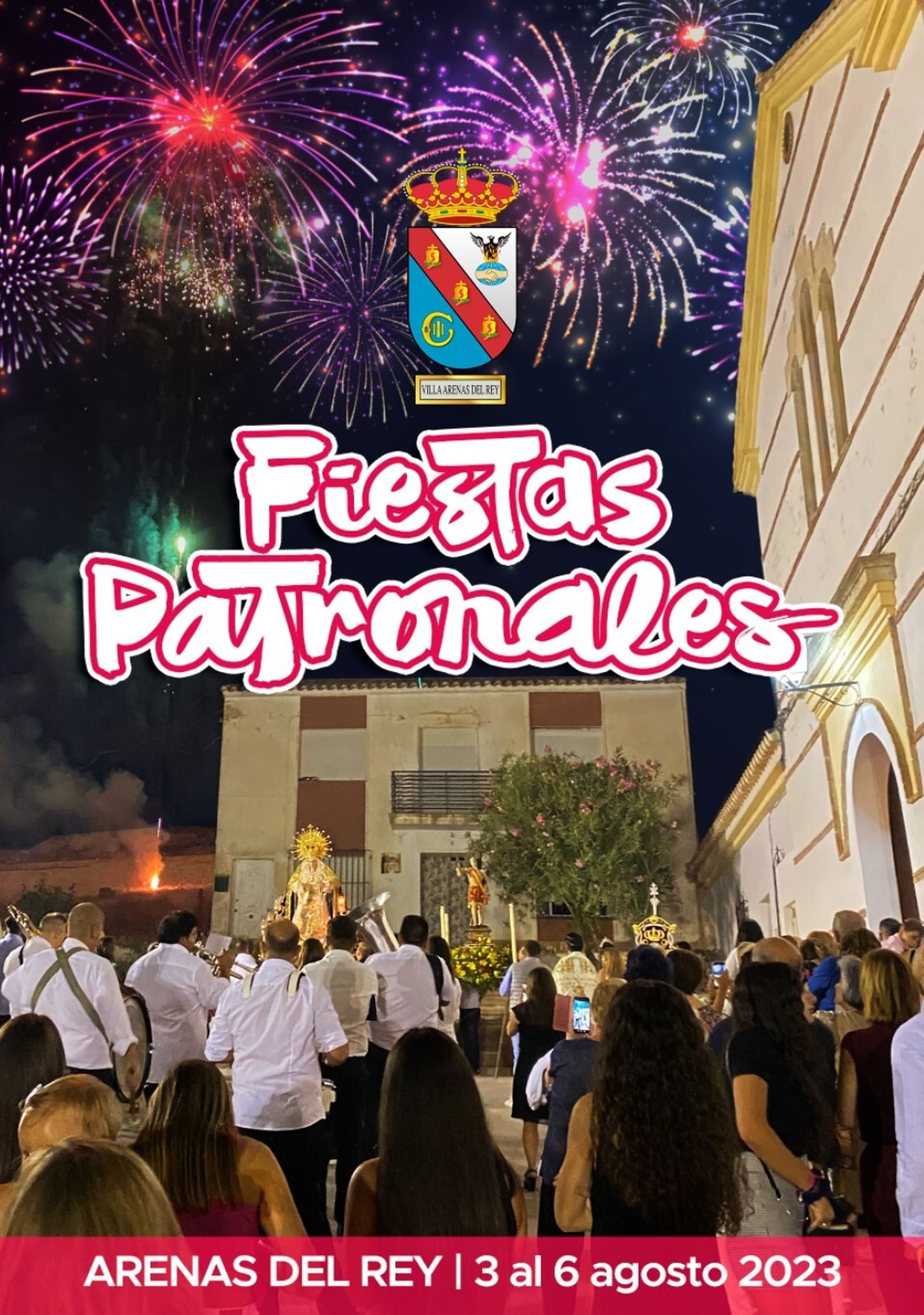 Cartel de las Fiestas de Arenas del Rey.