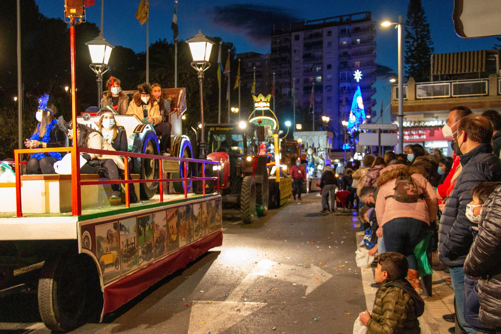 Imagen de archivo de una cabalgata de Motril