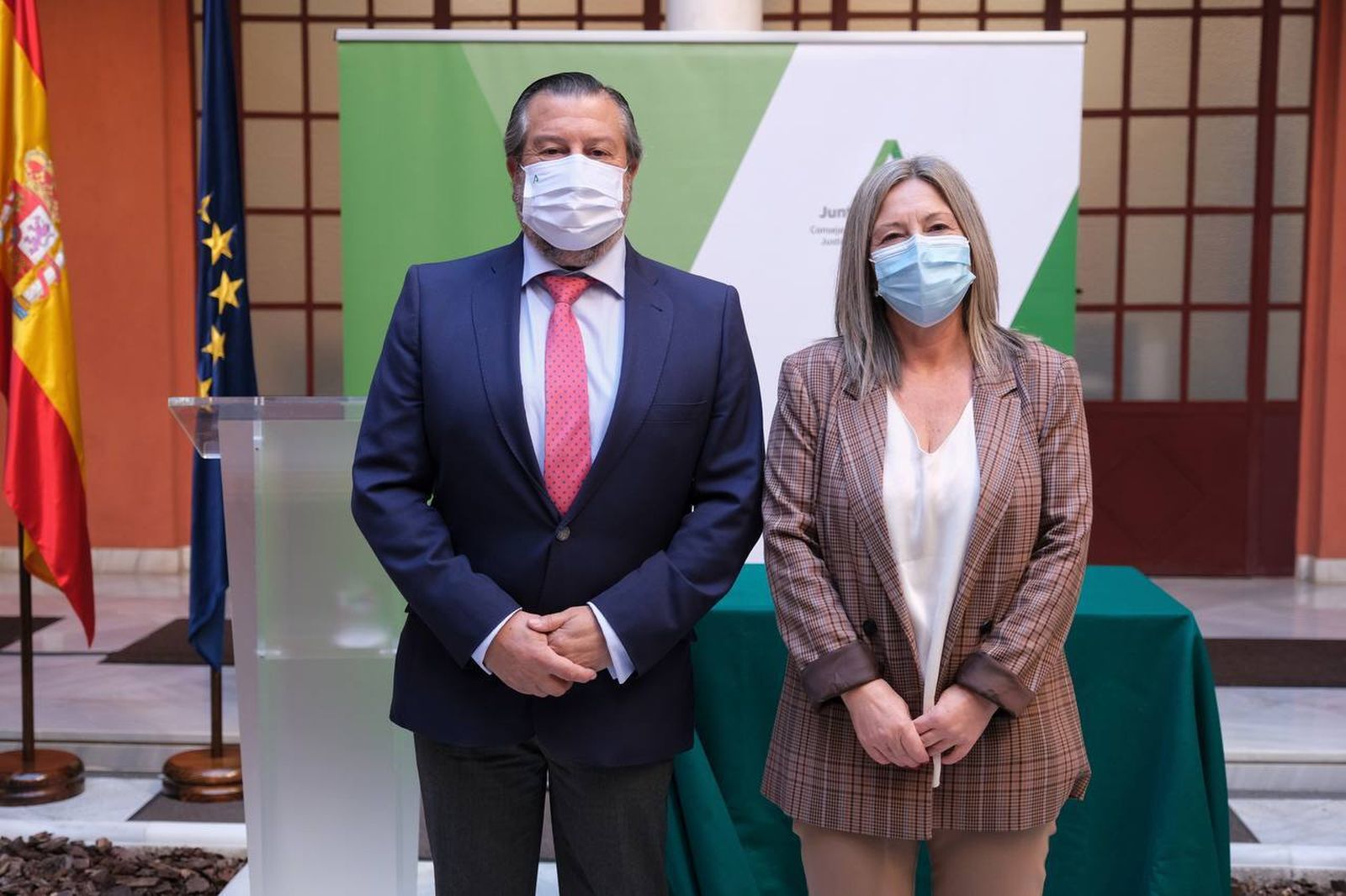 Alfredo Martín e Inmaculada García.