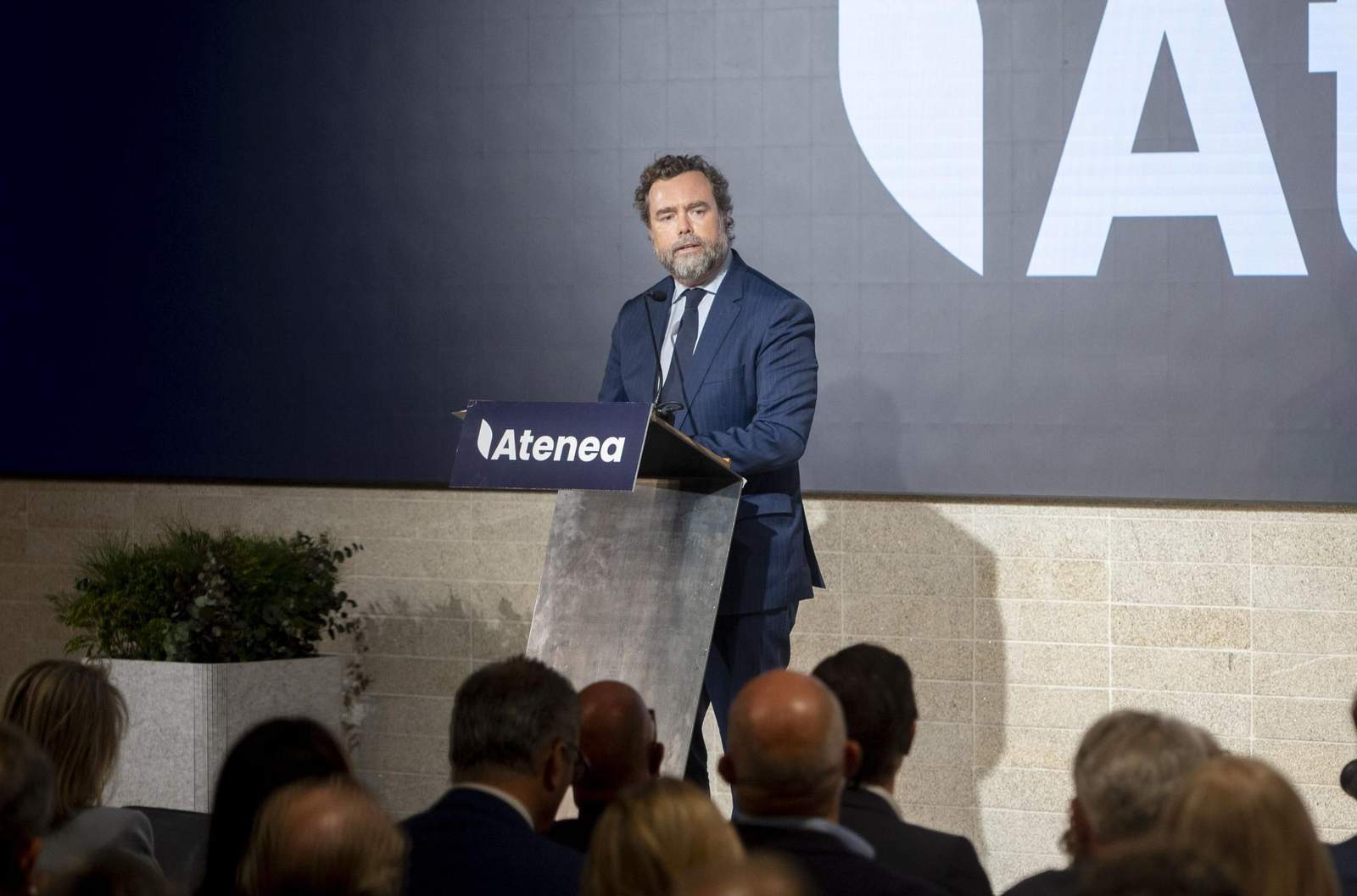 Espinosa de los Monteros, este jueves en la presentación de Atenea.