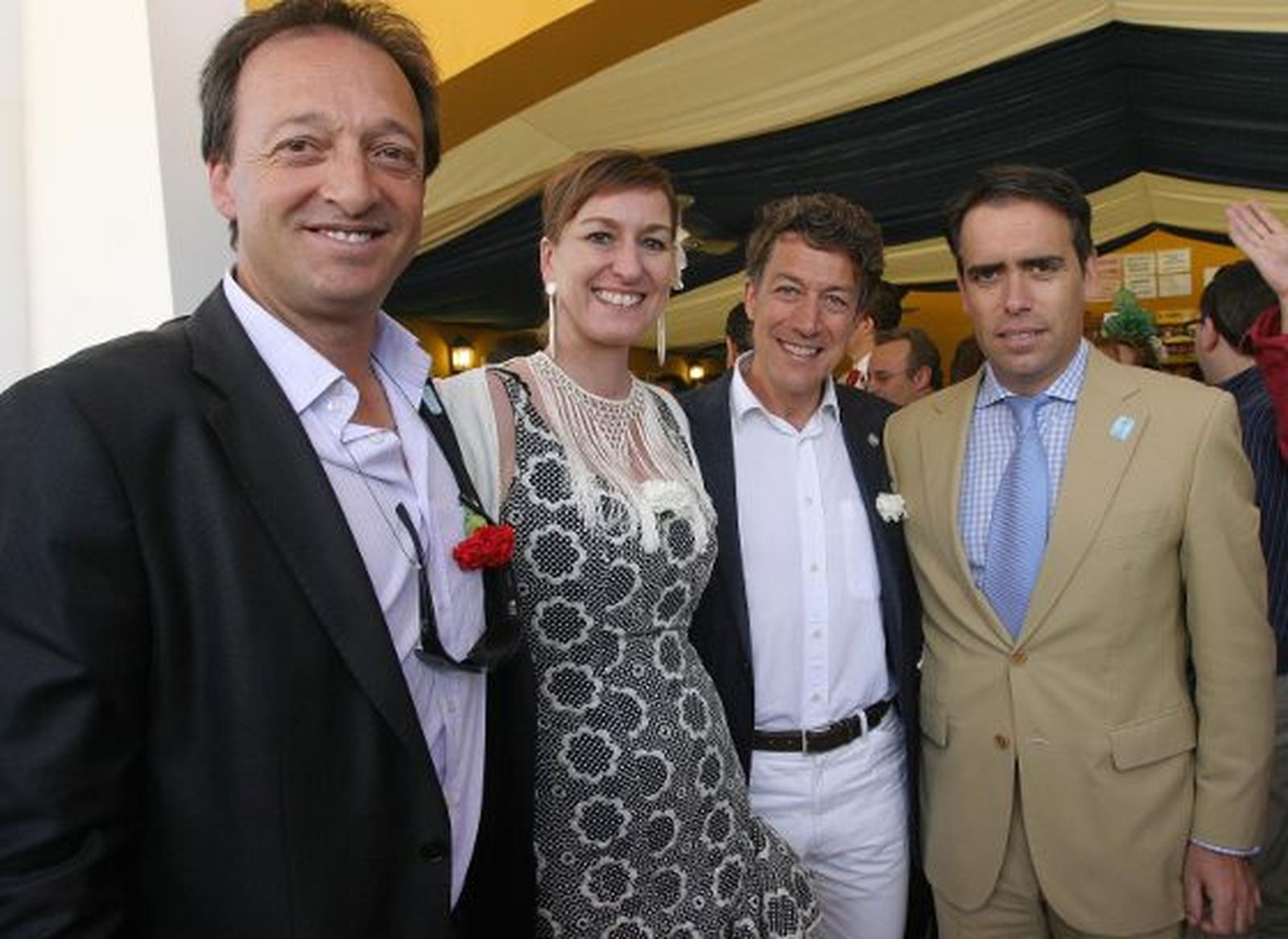 Carlos Roca, Presidente de PGA de España, Carlos Mayo CEO de PGA en España,junto a Britta Grigoleit, de Iberostar, y Rafael Navas

Foto: Vanesa Lobo