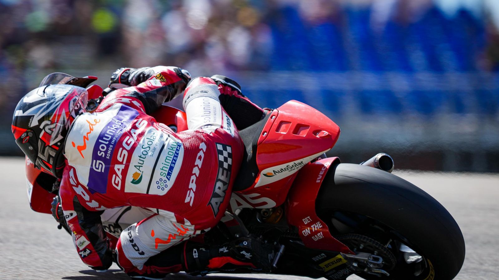 Albert Arenas resurge y saldrá segundo en Moto2.