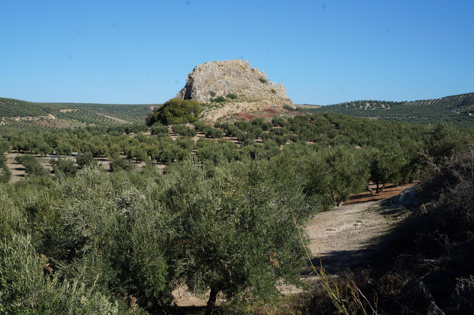 Piedra Luenga, la mole rocosa de Montilla, en fotografías