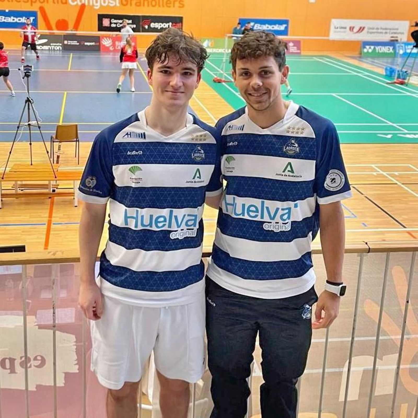 Álvaro Morán junto a Alejandro Pérez en Granollers.
