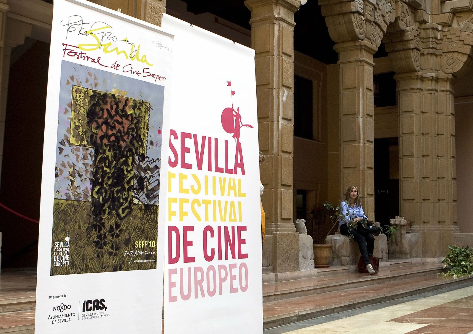 Un cartel del Festival de Cine, en una imagen de archivo.