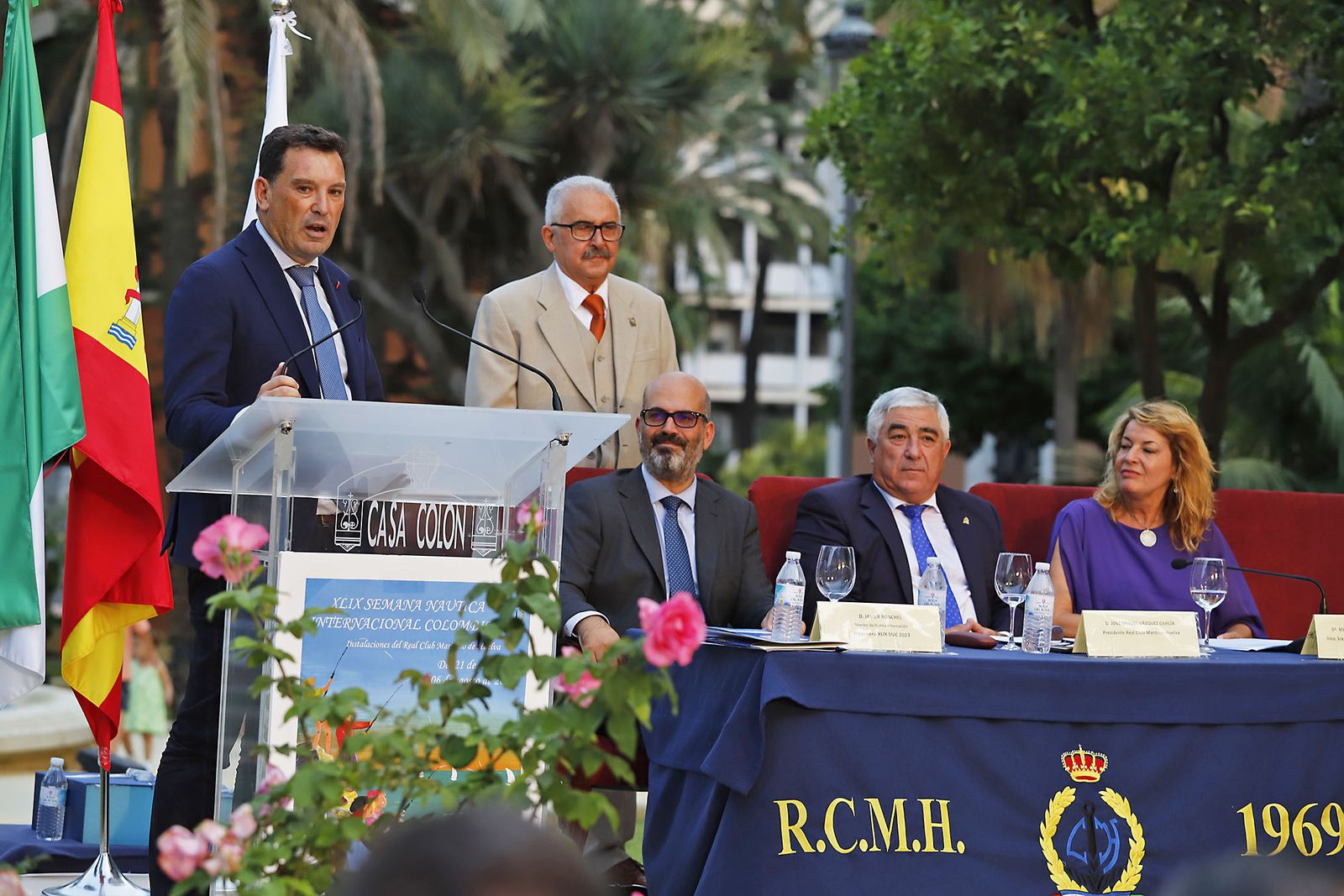 Imágenes del pregón de la XLIX edición de la Semana Náutica Internacional Colombina