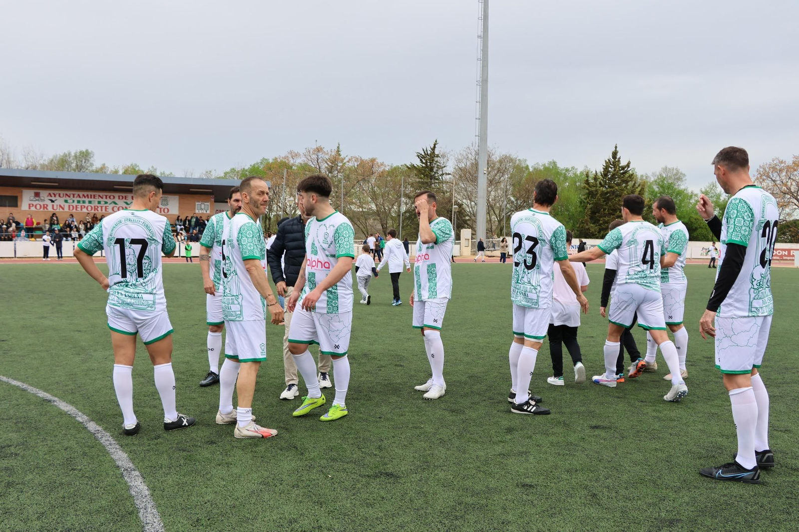 En imágenes: fútbol y arte se unen en Úbeda para apoyar a la Asociación Síndrome de Down Jaén