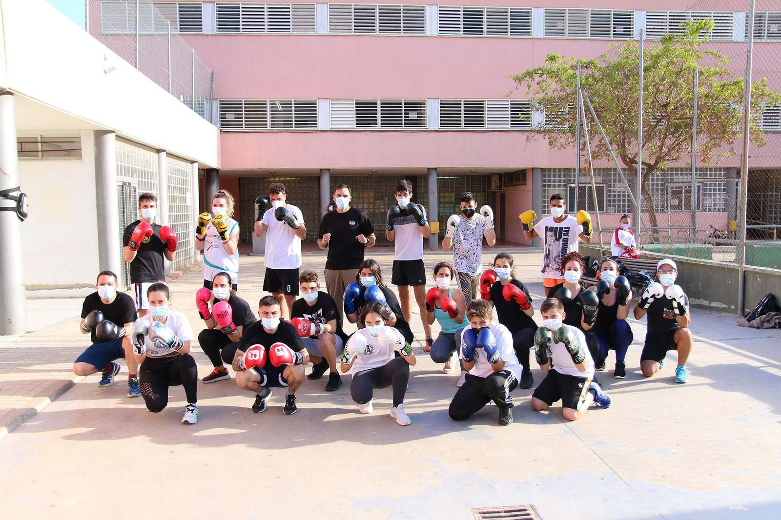 Fotogalería del entrenamiento del Almería Boxing.