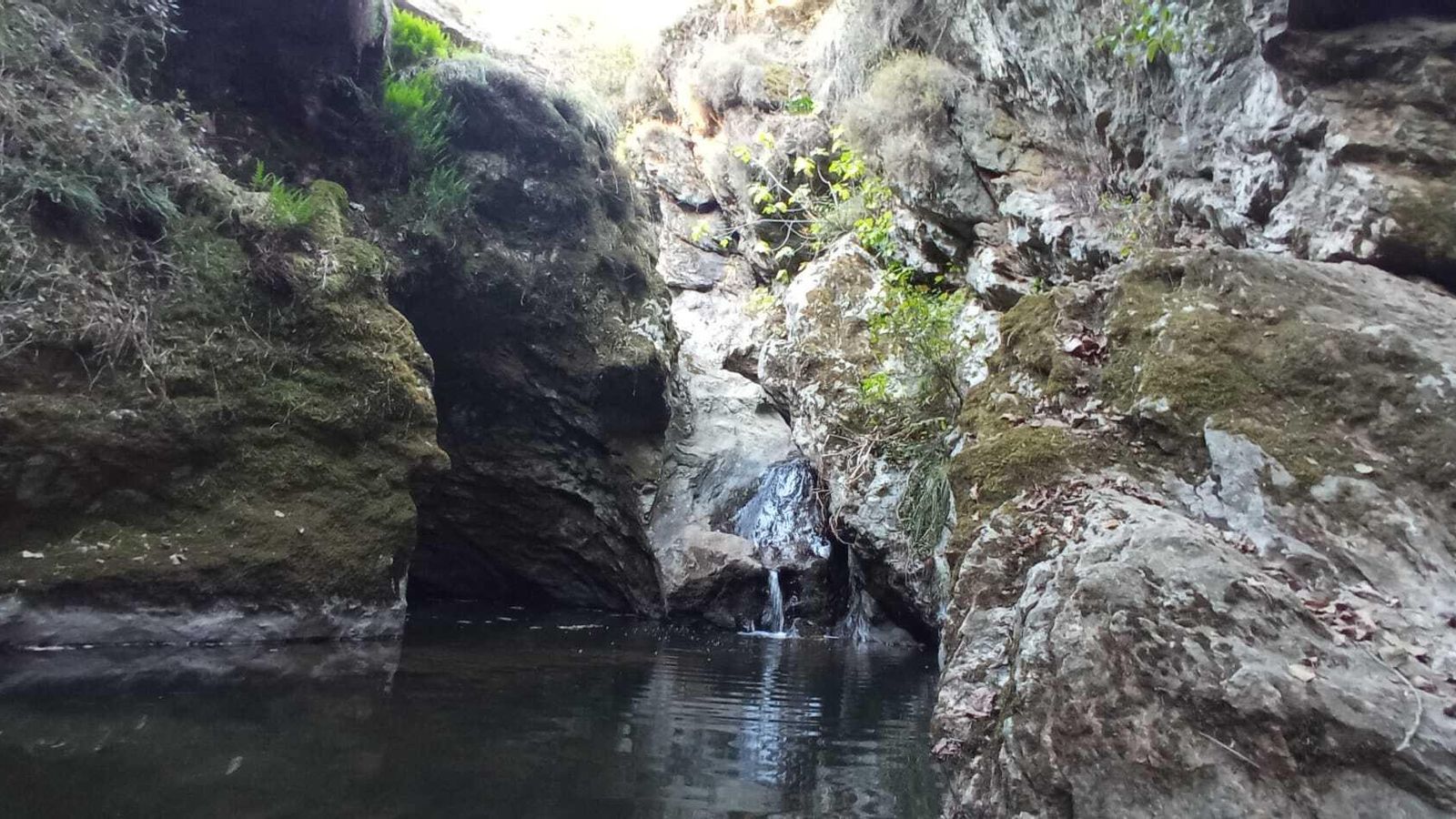 La cascada del charco malo