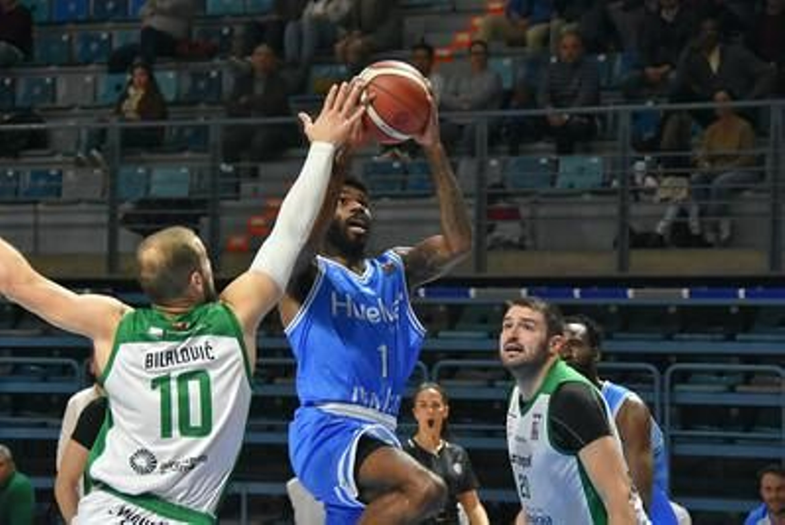 Un encuentro del Ciudad de Huelva.